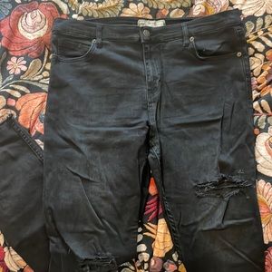 Black Free People Jeans